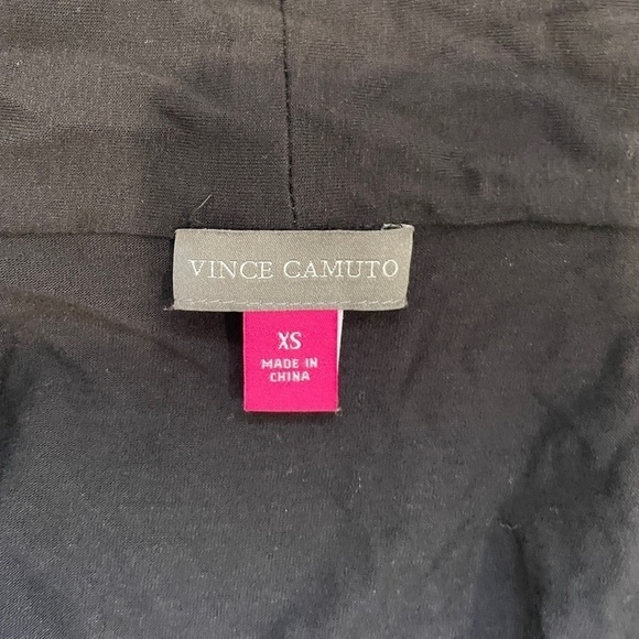 Vince Camuto Black Lightweight Front Open Cardigan - Picture 7 of 8